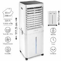 Trotec - Aircooler, raffrescatore, umidificatore, ventilatore PAE 81