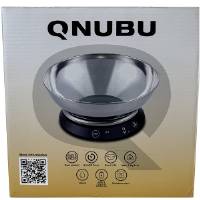 Qnubu - Equal Bowl - Bilancia digitale con ciotola (da 1 g a 5000 g - da 0 ml a 5000 ml)