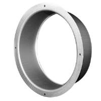 Flangia di raccordo, metallo zincato, base rotonda, Ø 150mm