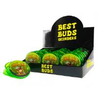 Best Buds Plastic Grinders Gorilla Glue 3 Parts - 50mm