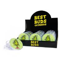 Best Buds Grinder in Plastica Pizza 3 Parts - 50mm