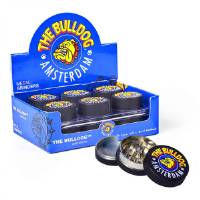 The Bulldog Original Black Amsterdam Grinder in Metallo 35mm - 3 parti