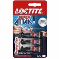 Colla universale in gel Loctite Super Attak ?Power Flex? trasparente 3 g su