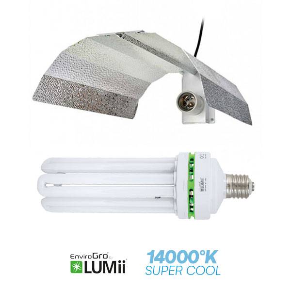 Kit CFL EnviroGrow by Lumii - Compact FLUO 130W Supercool - 14000°K