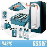 Kit Indoor Idroponica 600w + Grow Box - BASIC
