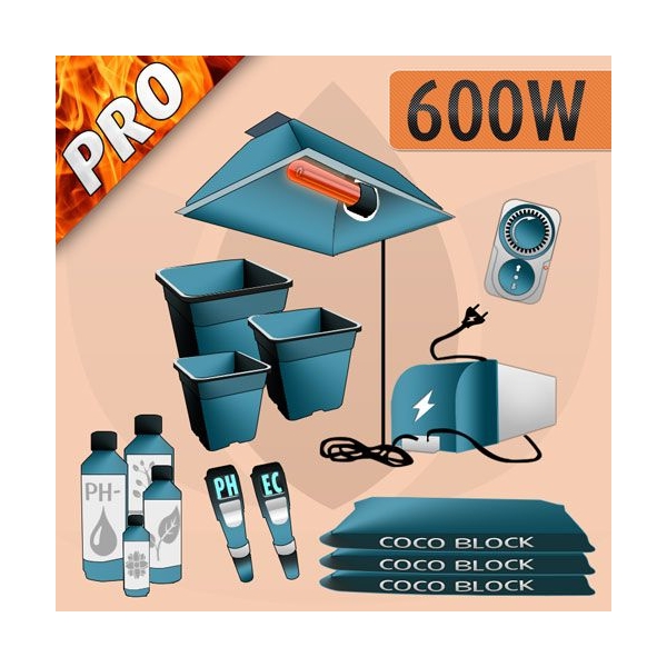 Kit 600W Cocco - PRO - in Fibra di Cocco