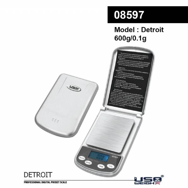 Usa Weight - Detroit bilancia digitale 600g x 0,1gr