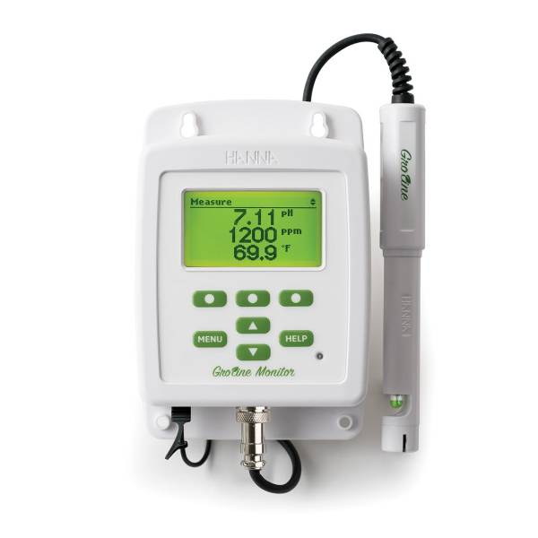 GroLine - Monitor - Indicatore combinato pH, EC, TD, temperatura, per agricoltura
