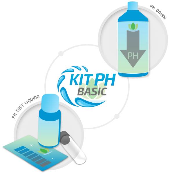 KIT pH BASIC | Kit Misurazione del pH + Correttore pH