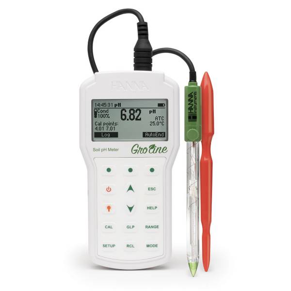 Groline - pHmetro portatile professionale per analisi dirette nel suolo