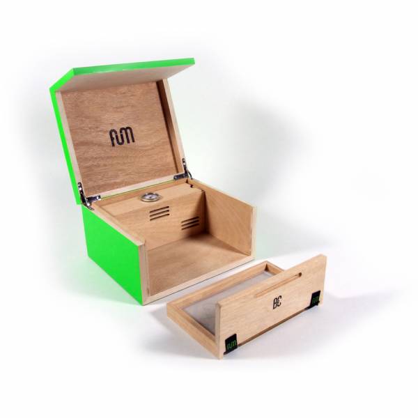 Fum Box Small - Scatola da Tavolo con Umidificatore Verde
