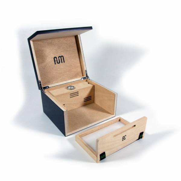Fum Box Small - Scatola da Tavolo con Umidificatore Nera