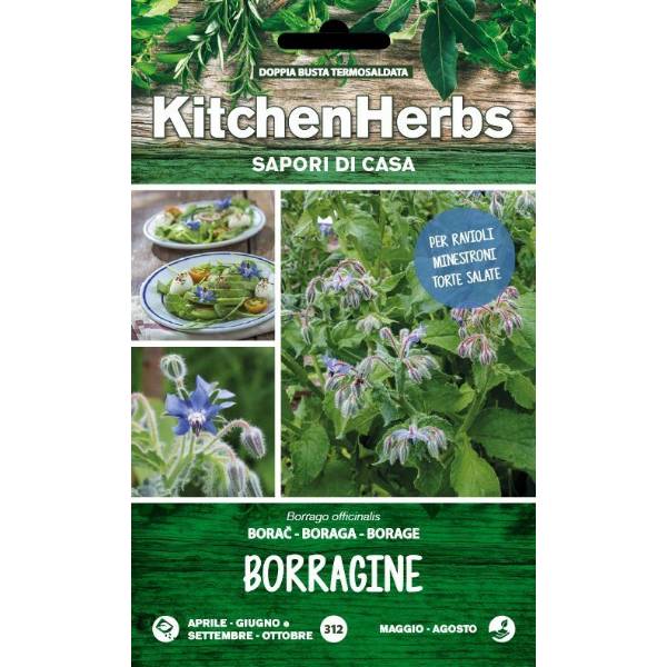 Kitchen Herbs - Borragine - Sem. Dotto