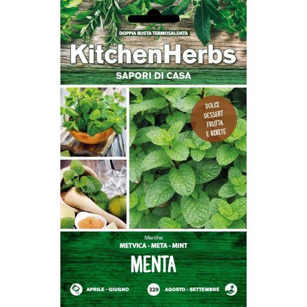 Kitchen Herbs - Menta - Sem. Dotto
