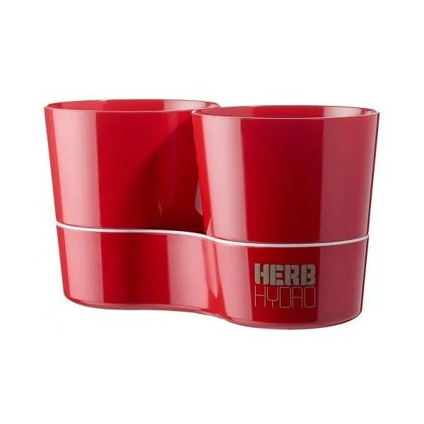 Vaso Hydro Herbs Doppio - Rosso 