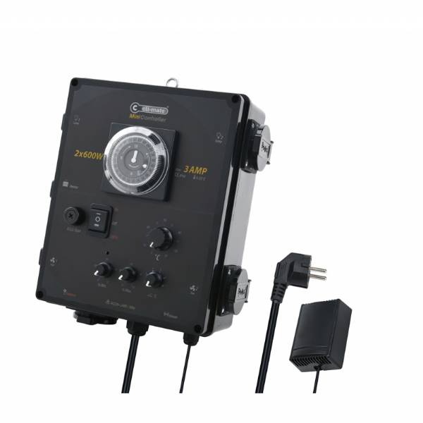 CLI-MATE Mini Controller - Centralina Controllo Clima e Luci 2x600W + Riscaldamento