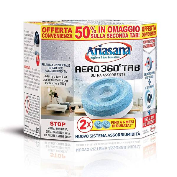 Ariasana Aero 360° Tab Ricarica 2x450g