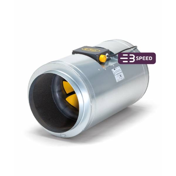 Estrattore elicoidale - CAN-FAN - Q-MAX AC silenziato 3 velocità 15cm/555m3/h