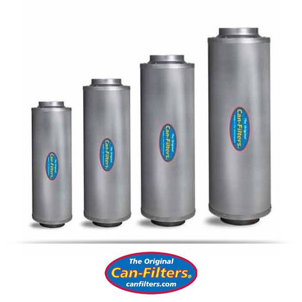 Filtro carbone - CAN in-line in metallo con flangia